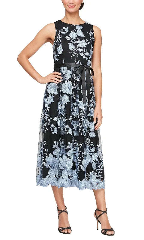 Alex Evenings 51171186 - Floral Embroidered A-Line Evening Dress Fashion Nova party dresses
