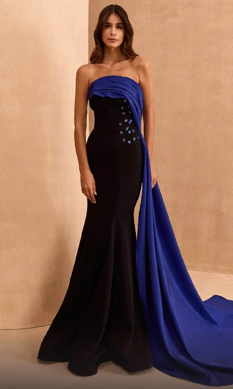 MNM Couture V07378 - Strapless Mermaid Evening Gown Best party dresses for dancing