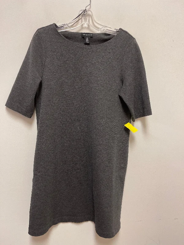 Dress Casual Short By Adrienne Vittadini In Grey, Size: L Flirty Mini Skirt