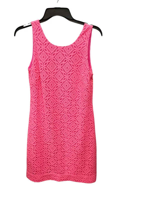 Dress Casual Short By Lilly Pulitzer In Pink, Size: S Fitted Mini Skirt