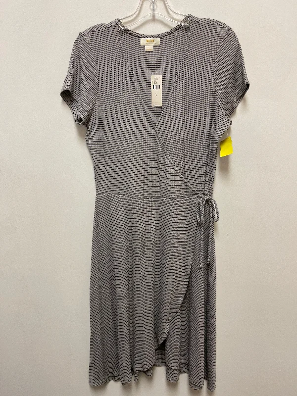 Dress Casual Short By Maeve In Grey, Size: L Colorblock Mini Skirt