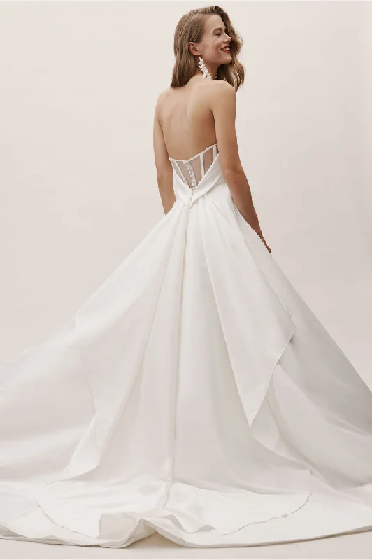 Jenny Yoo Carrington Gown BHLDN Metallic unclassified dresses