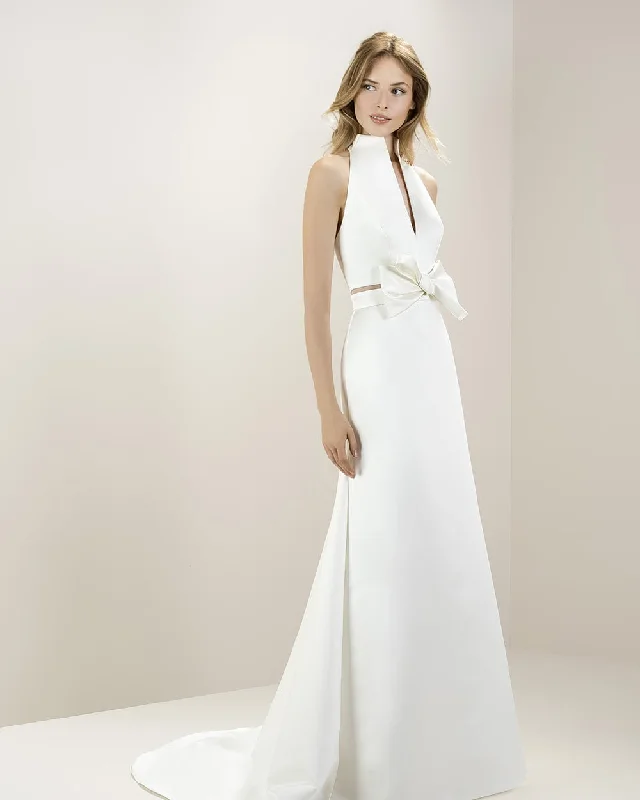Jesus Peiro 8039 Raso Blanco Roto A-line unclassified dresses